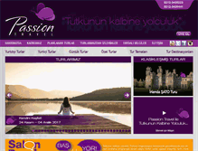 Tablet Screenshot of passiontravel.com.tr